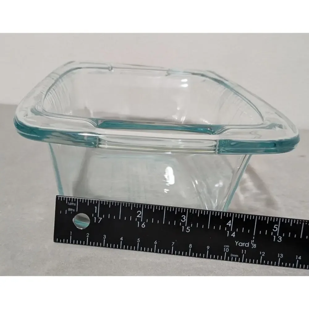 Pyrex Easy Grab Glass Loaf Pan w/ Molded Handles Clear 1.5 Quart EUC